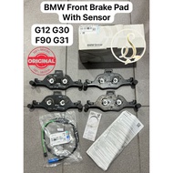 (100% ORIGINAL) BMW 7 SERIES 730Li G12 G30 F90 G31 530i FRONT DISC BRAKE PAD WITH SENSOR 34116875396
