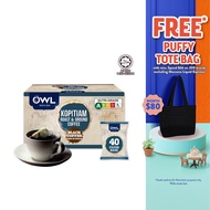 (Bundle of 4) OWL Kopitiam Roast & Ground Traditional Blend Coffee, 40 sachets   (Expiry: June 2027)