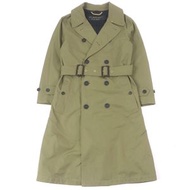 成色極佳的 BURBERRY 4551350 100% 純棉 logo 紐帶風衣，春季外套，卡其色，44 碼，帶隔層，意大利製造，正品，男士