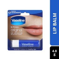 VASELINE Lip Therapy Stick Original 4.8g - Essential Moisture For Healthy Lips With Petroleum Jelly