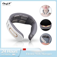 「orange beauty cosmetics」 CkeyiNElectric Neck Shoulder Massager Heating Relaxation Massage Instrument 4D Pulse Cervical Vertebra Health9 Gear