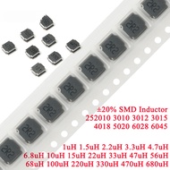 10-50Pcs 252010 3010 3012 3015 4018 5020 6028 SMD Power Inductor 2.2uH 3.3uH 4.7uH 6.8uH 10uH 22uH 3