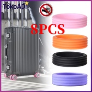 [Wholesale] 8pcs Silicone Luggage Wheel Protector 360 - Replacement Rubber Ring For Office Chair Wheel And Luggage Wheel Protector