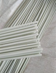 Jeruji fiber warna putih 2.5mm 10pcs panjang 100cm berkualitas