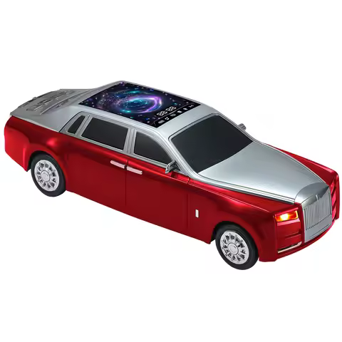 WSTER WS-610 Luxury Car Bluetooth Speaker LED Starry Sky HD Audio TWS Stereo FM USB TF Mic Portable 