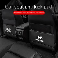 Car Leather Seat Back Kick Pad Anti Scratch Mat For Hyundai  Creta Accent Getz Avega I10 Santafe H1 