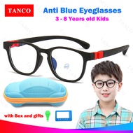 TANCO 1015Q Kids Anti Blue Light Glasses UV400 Lens Colorful Frame Elastic Eyeglasses for Children 3