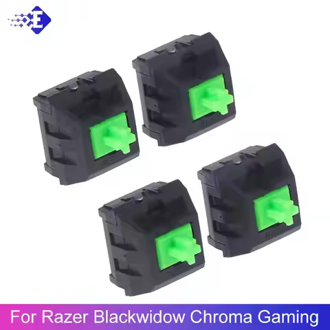 10Pcs Green RGB Switches For Razer Blackwidow Chroma Gaming Mechanical Keyboard And Others With 2pin