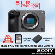 Sony FX30 & FX-30 ILME-FX30 Digital Cinema Camera with XLR Handle Unit