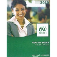 [BnB] USED Practice Exams for the 2010 CFA Exam (Level 1 CFA Volume 1) by Kaplan Test Prep (Used: Ve