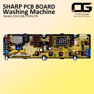 ESX1278  / ESX1168 / ESX1221 / ES919X  SHARP Washing Machine PCB Board / Board Mesin Basuh Sharp / S