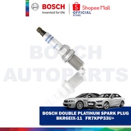 Bosch Double Platinum Spark Plugs for Audi A4 8E2/8E5/8H7, Mercedes M111/M137/M275 FR7KPP33U+