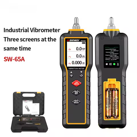 Handheld Vibration Meter Digital Vibration Measuring Tool Vibration Instrument SW-65A