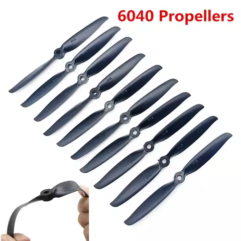 10/20pcs 6040 6x4 6x4E Nylon Propellers For 2450 Hihg Speed Brushless Motor For Su27 F22 KT Fixed-wi