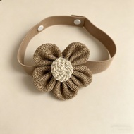 PEBLO 2PCS Adjustable Flower Curtain Tieback Linen-style Creative Gauze Curtain Binding Rope Window 