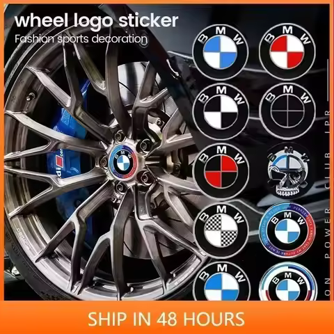 /1/4pcs lot 56mm Wheel Hub Cap Emblem Sticker Car Decoration For BMW Performance F25 F26 F15 F16 E90