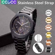 18mm 20mm 22mm 24mm Smart Watch Straps, Fitbit Watch Band/Stainless Steel Watch Metal Band for Men and Women Wrist Band for Samsung Watch 6/4 Classic, Huawei, Fossil Smart Watch