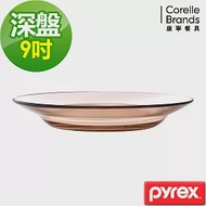 【美國康寧Pyrex】晶彩透明餐盤9吋