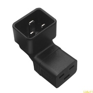 Lidu11 IEC 320 C20 to C19 Power Adapter Conversion Adaptor Male C20 to C19 Power Supply Converter 10