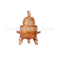 Zen New Tea Color Incense Burner Handmade Bookshelf Curio Cabinet Coffee Table Home Decor