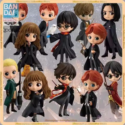 24-hour Shipment of Bandai Glasses Factory Qposket Harry Potter Hermione Ron Malfoy Snape Q-version 