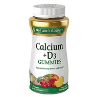 Nature's Bounty Calcium & Vitamin D Gummies, Immune Support & Bone Health, 500mg Calcium & 1000 IU V