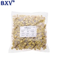 1000pcs 102J152J 222J 332J 472J Metal film capacitor 1NF 47NF 100NF 220NF capacitor 682J 103J 1.5NF 