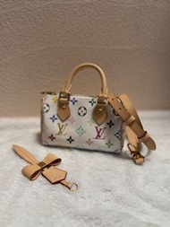 LV 村上隆 nano Speedy 白三彩