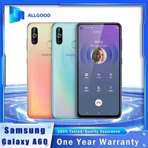 Original Samsung Galaxy A60 A6060 6.3" Infinity-O Display 6GB RAM 64GB ROM 32MP Triple Camera 4K Vid