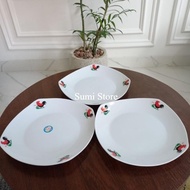 Plastic Chicken Plates 24.5 Cm Plastic Chicken Motif Plates Square Chicken Plates LS Stock