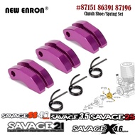 3Pcs Clutch Shoe Spring Set 87151 86391 87196 Alloy for RC Car 1/8 HPI Racing HPI Racing Savage XL X