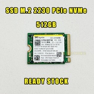512GB SSD M.2 2230 PCIe NVMe SSD GEN4X4 (WD/SAMSUNG/SK HYNIX)