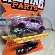Matchbox 1/64 72 Volkswagen Beetle Dragster Pink