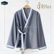 GLAMOURE - SETELAN ATASAN ROK HANBOK HYUN JEOG BLACK SERIES SET BATIK SOLO MODEL TERBARU MUSLIM KEKI
