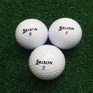 史力勝Srixon Z-STAR2 XV 彩色二層三四層球二手高爾夫球印章