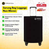 Sarung Beg Luggage Non-Woven – Cover Bagasi Anti Calar & Habuk | Travel, Haji & Umrah (20–30 Inci)