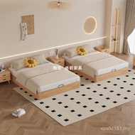 Nordic Platform Bed Frame Mi 5 Bedsideless 1 Floor-standing B & B Children's Low Bed Tatami Solid Wo