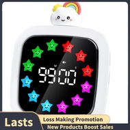 Rechargeable Digital Visual Timer for Kids, 99-Minute Silent Countdown Function, 9 Optional DIY Colo