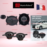 MARTIN ROLAND FRANCE MR-711-MD Toyota Alphard Vellfire 7X10" INCH OEM Speaker with Tweeter Component