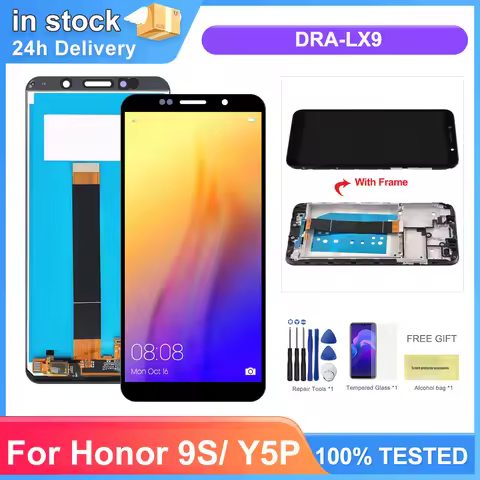 5.45'' Display for Huawei Y5p DRA-LX9 Lcd Display Touch Screen Digitizer Assembly With Frame for Hon