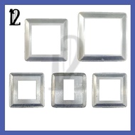 METAL CAPPING / BESI CAP BAWAH HOLLOW / SQUARE HOLLOW CAPPING 3 X 3 / 4 X 4 / MILD STEEL BOTTOM COVE