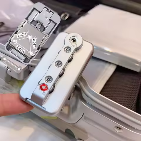 2PCS TSA007 Luggage Lock Suitable For Rimowa Luggage Customs Lock and other Luggage Lock Replacement