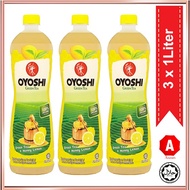 OYOSHI HONEY LEMON GREEN TEA DRINK 1L X 3 BOTTLES ASEAN.OS