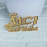 Promo Murah Bros MCI Custom Nama / Bros Logo Brand MCI - Silver