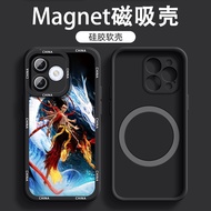 Ốp Lưng Điện Thoại Honor X60i X50GT X60pro Hình Ảnh Hoạt Hình Bằng Silicon Hấp Thụ Từ Tính Bảo Vệ To