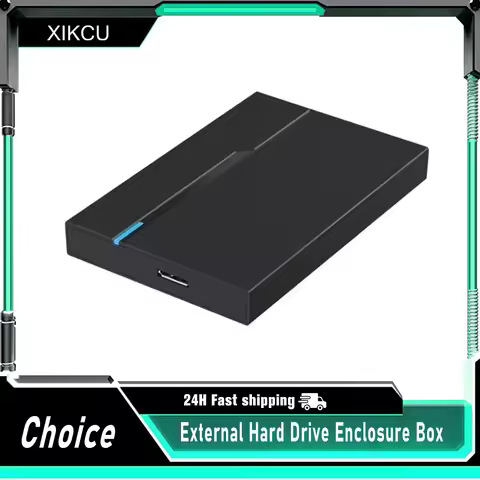 2.5" External Hard Drive Enclosure Box Plug & Play USB 3.0 Hard Disk Case 6 TB Supports 7 mm 9.5 mm 