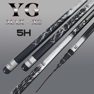 Cần câu tay 5H Max X2 cần câu cá trắm chép diếc rô cực chất lượng