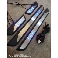 1set honda civic fe 2022-2023 LED door side step civic fe car led door step car accessories