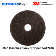 3M™ 16 inch Black Stripper Pad 7200 (2 pcs and 5pcs) - Butcher Polish