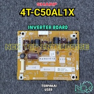 SHARP 4T-C50AL1X INVERTER BOARD QPWBFG949WJZZ DUNTKG949FM QKITPG949WJZZ / TERPAKAI USED  4TC50AL1X 4